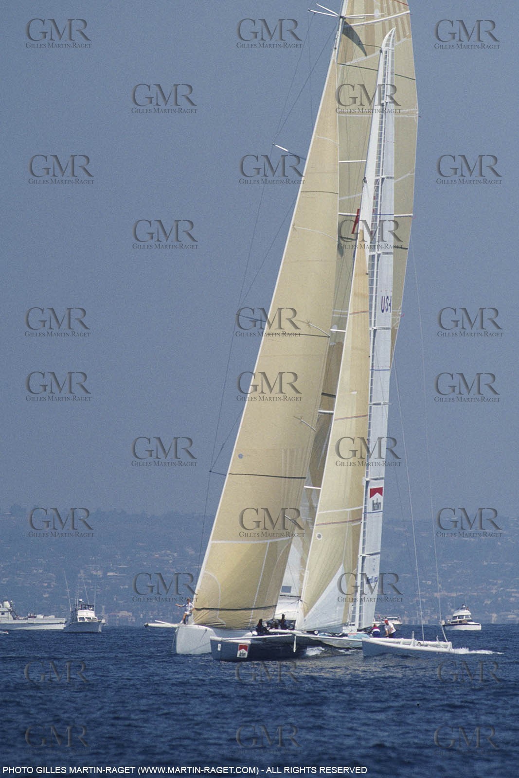 Sailing, Yacht Racing, America's Cup XXVII, San Diego (USA,CA) 1988, Stars & Stripes Vs New Zealand