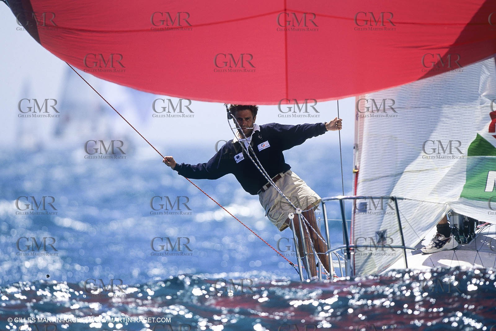 Sailing, cruising, people, only one man