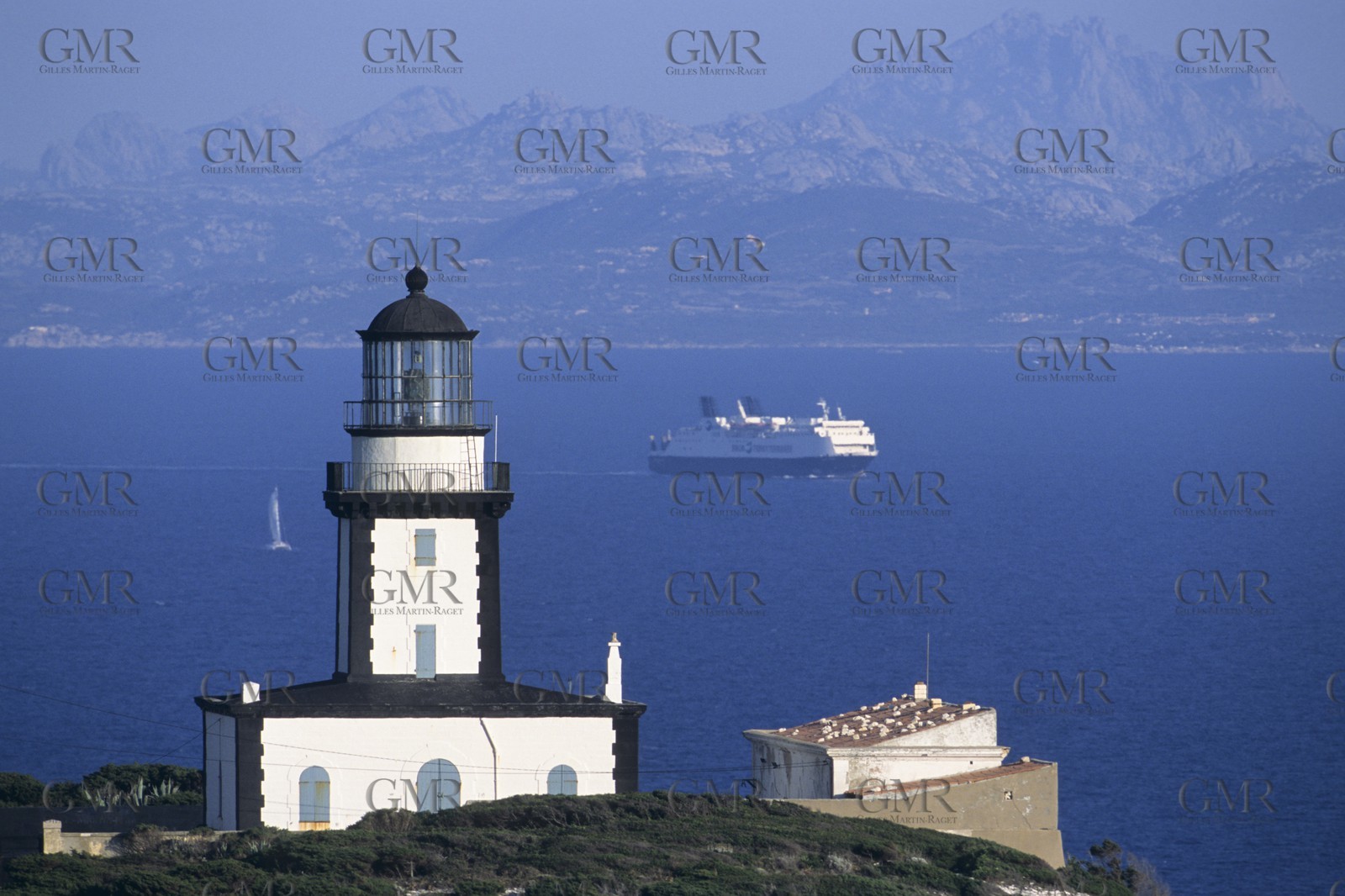 France, Corse, Bouches de Bonifacio, Phare de Pertusato