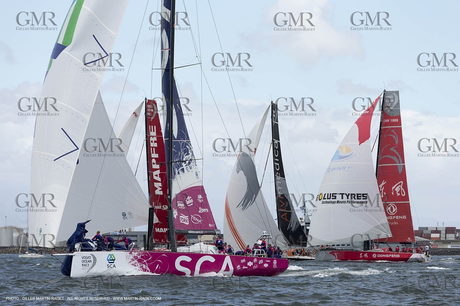 15 11 2014, Cape Town (ZAF), Volvo Ocean Race 2014-15, Team Alvimedica, In Port Race