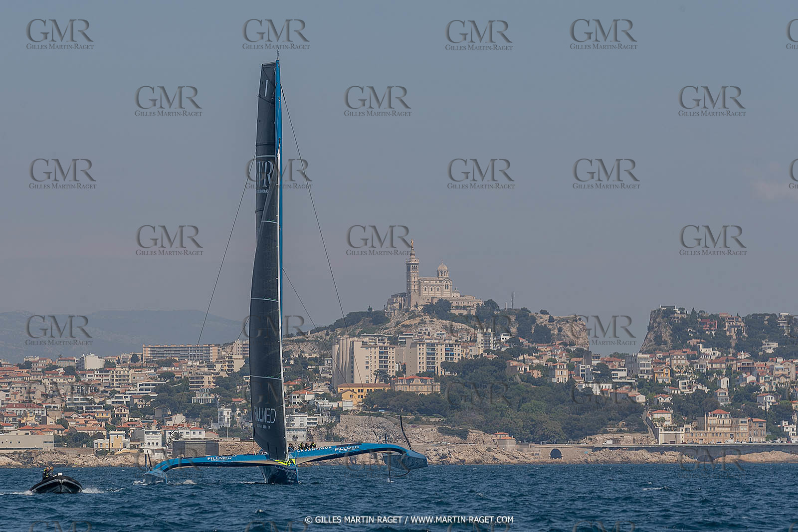 18 05 2022, Marseille (FRA), APremière navigation du trimaran Ultim SVR LAZARTIGUE à Marseille