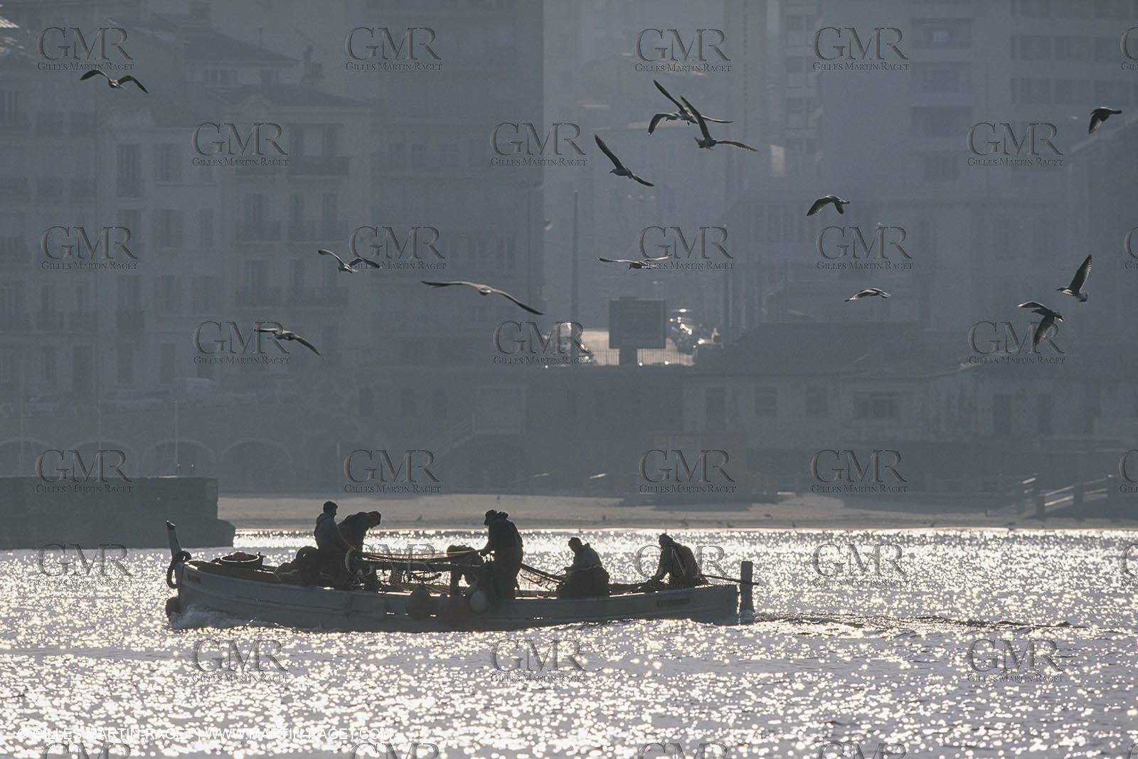Pêche, barques, pointus, pêcheurs