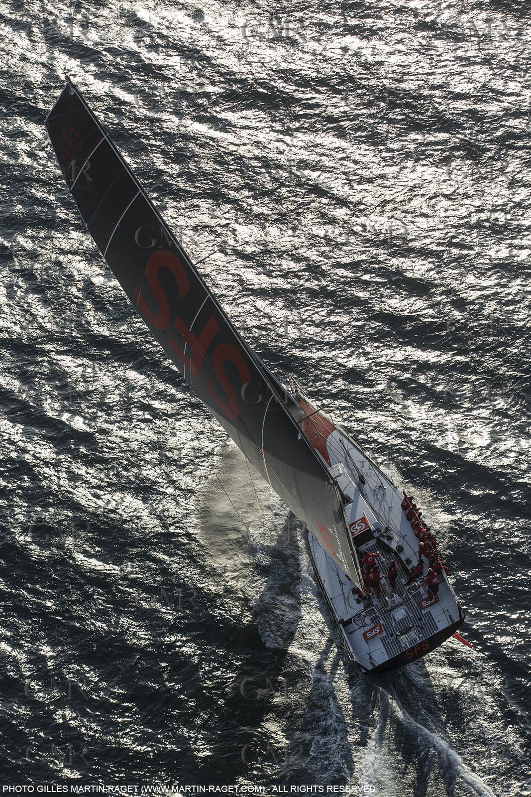 24 mars 2016   Marseille (FRA,13), SFS II (skipper Lionel Péan), dernière sortie d'entraînement avant la SNIM