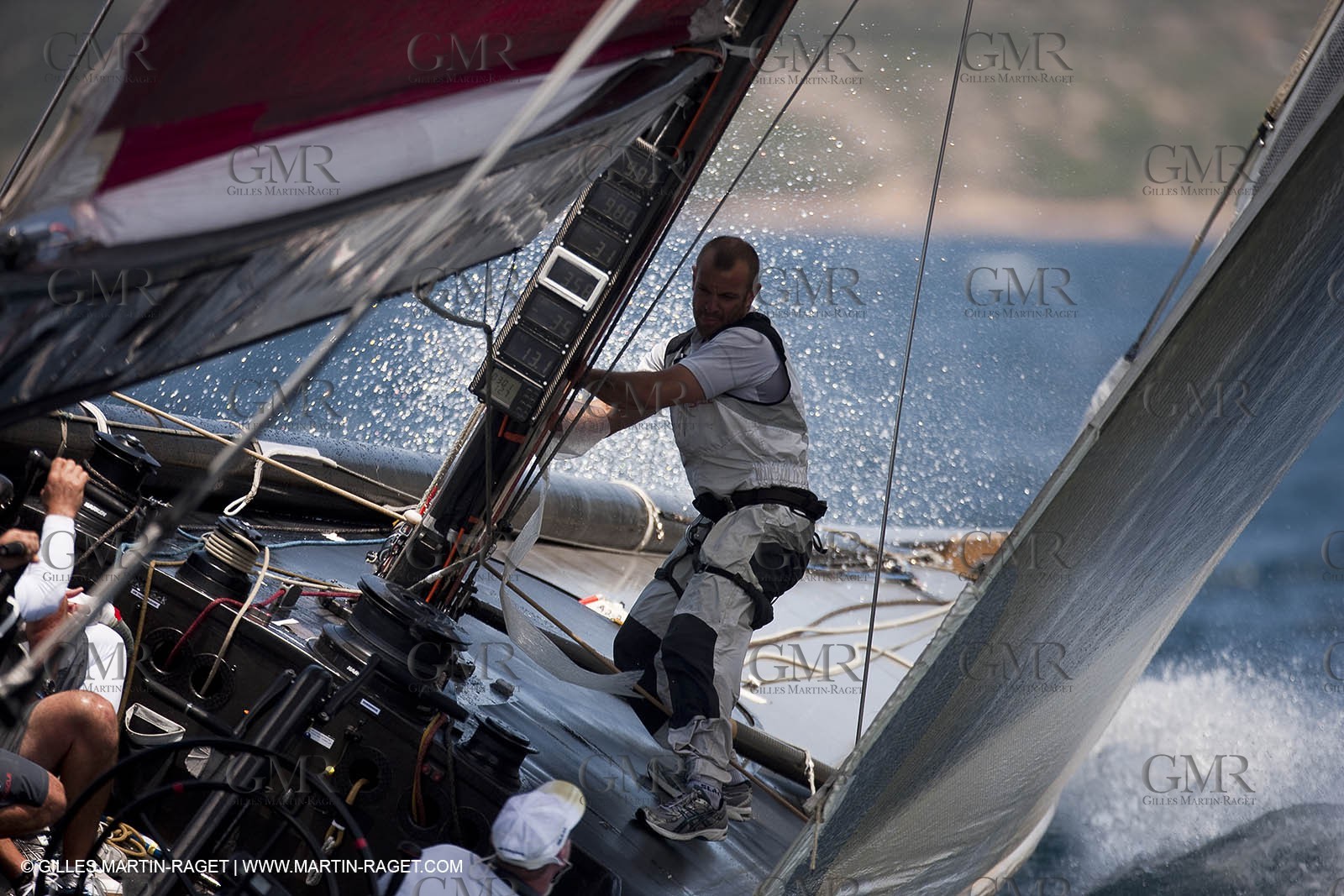 19 05 2010 - La Maddalena (ITA, Sardinia) Louis Vuitton Trophy - BMW ORACLE Racing - Training
