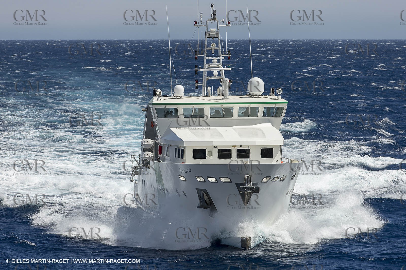 Al Azizi -  H2X boatyard - Oceanographjic research ship - Sea trials off La Ciotat (FRA,13) - 29 07 2014