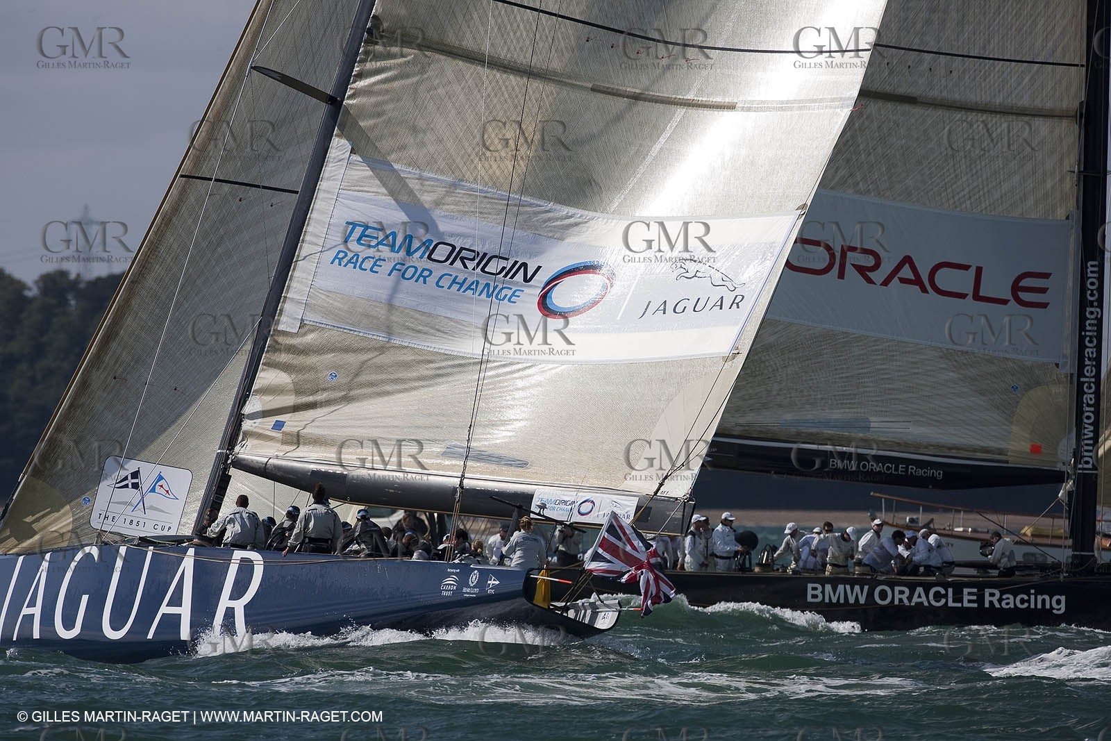 03 08 2010 - Cowes (UK, IOW) - The 1851 Cup -  BMW ORACLE Racing - Day 1