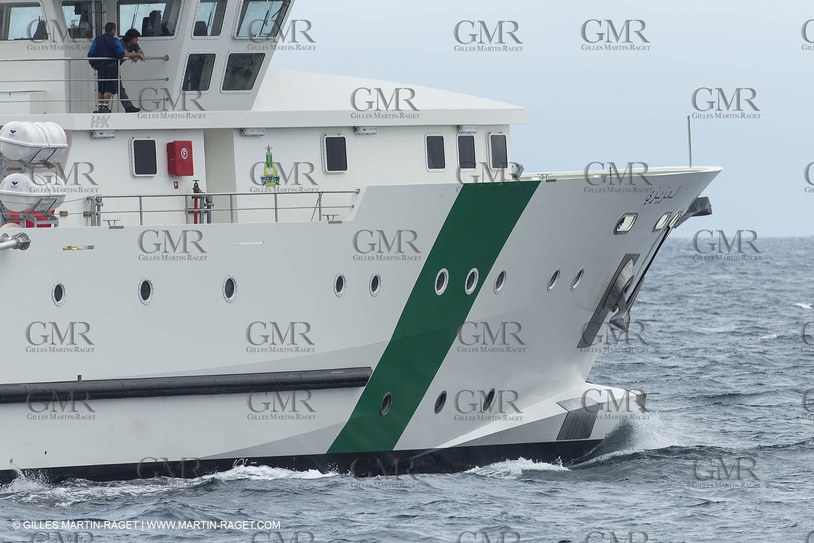 Al Azizi first sea trial - H2X boatyard - Oceanographjic research ship - La Ciotat (FRA,13) - 26 05 2014