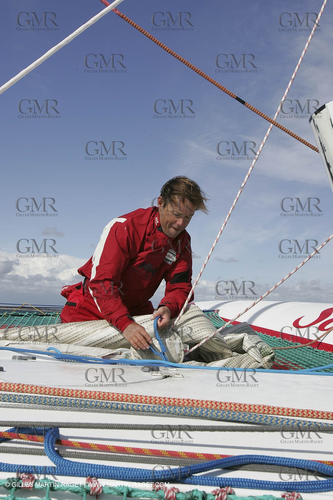 Orma 2005 - Sodebo - April training - Thomas Coville