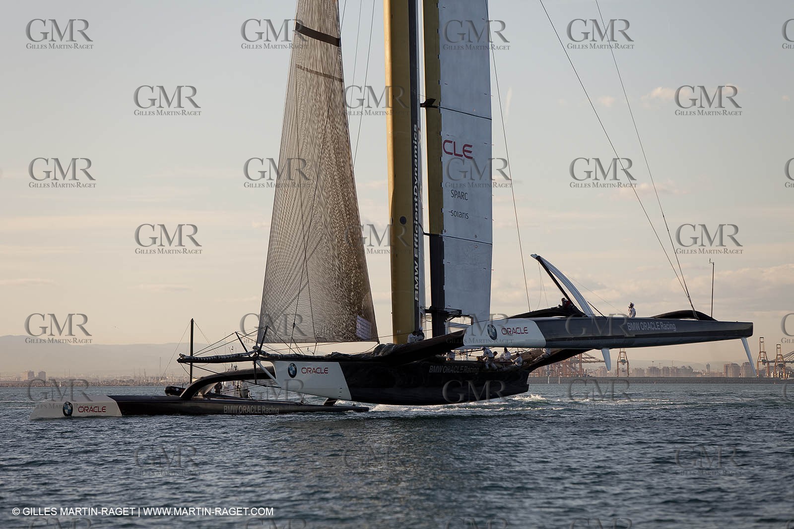 27 01 2010 - Valencia (ESP) - 33rd America's Cup - BMW ORACLE Racing - Training in Valencia