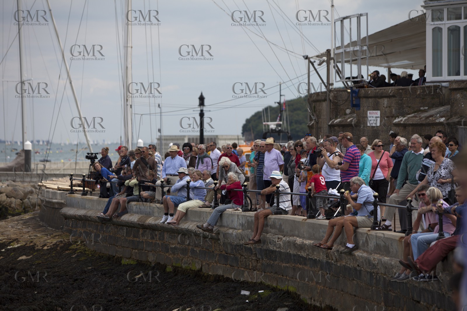 03 08 2010 - Cowes (UK, IOW) - The 1851 Cup -  BMW ORACLE Racing - Day 1.