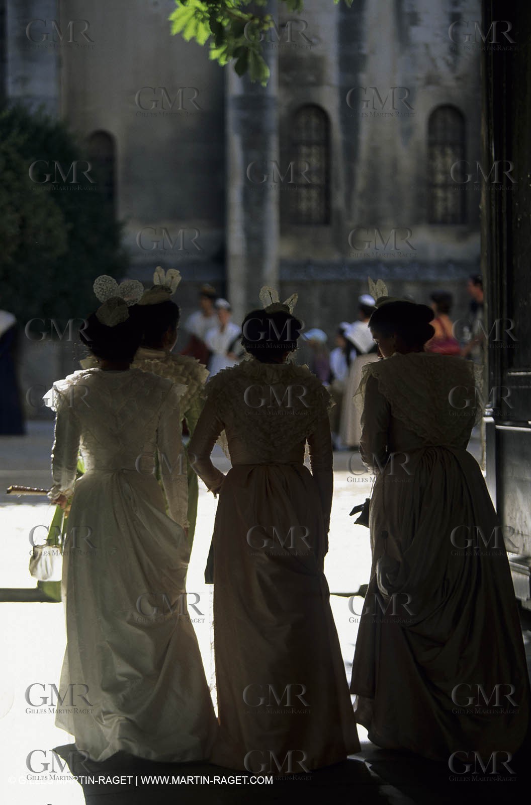 Women of Arles (Sth of France) in costume