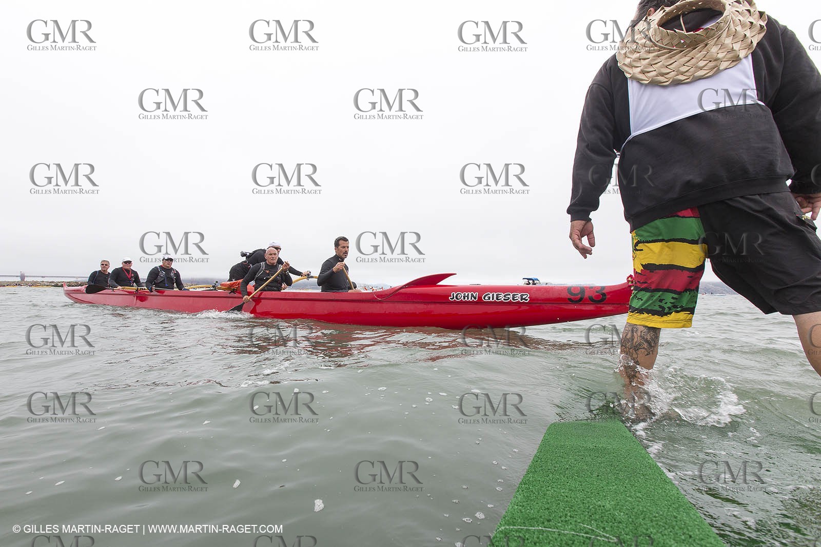 10 08 2013 - San Francisco (USA,CA) - 34th America's Cup - AC Open - Outrigger Canoe Races et Hula Danceperformance at Marina Green Village