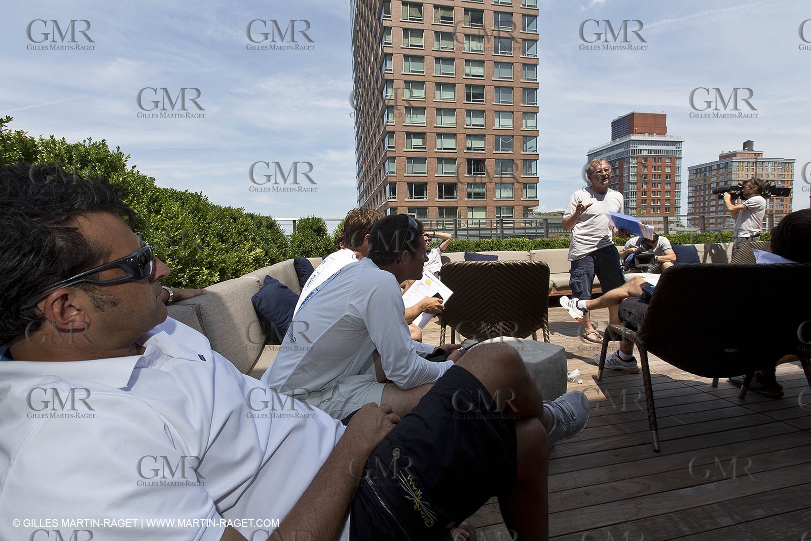 05 07 2012 - New York (USA) - Ocean Krys Race - Speed runs in fornt of NY city