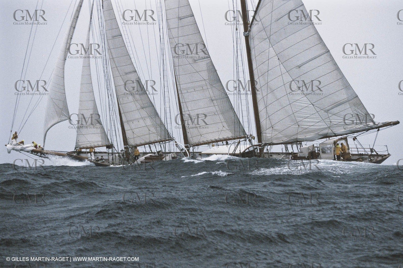 Classic yachts - Shenandoah at Cape Horn