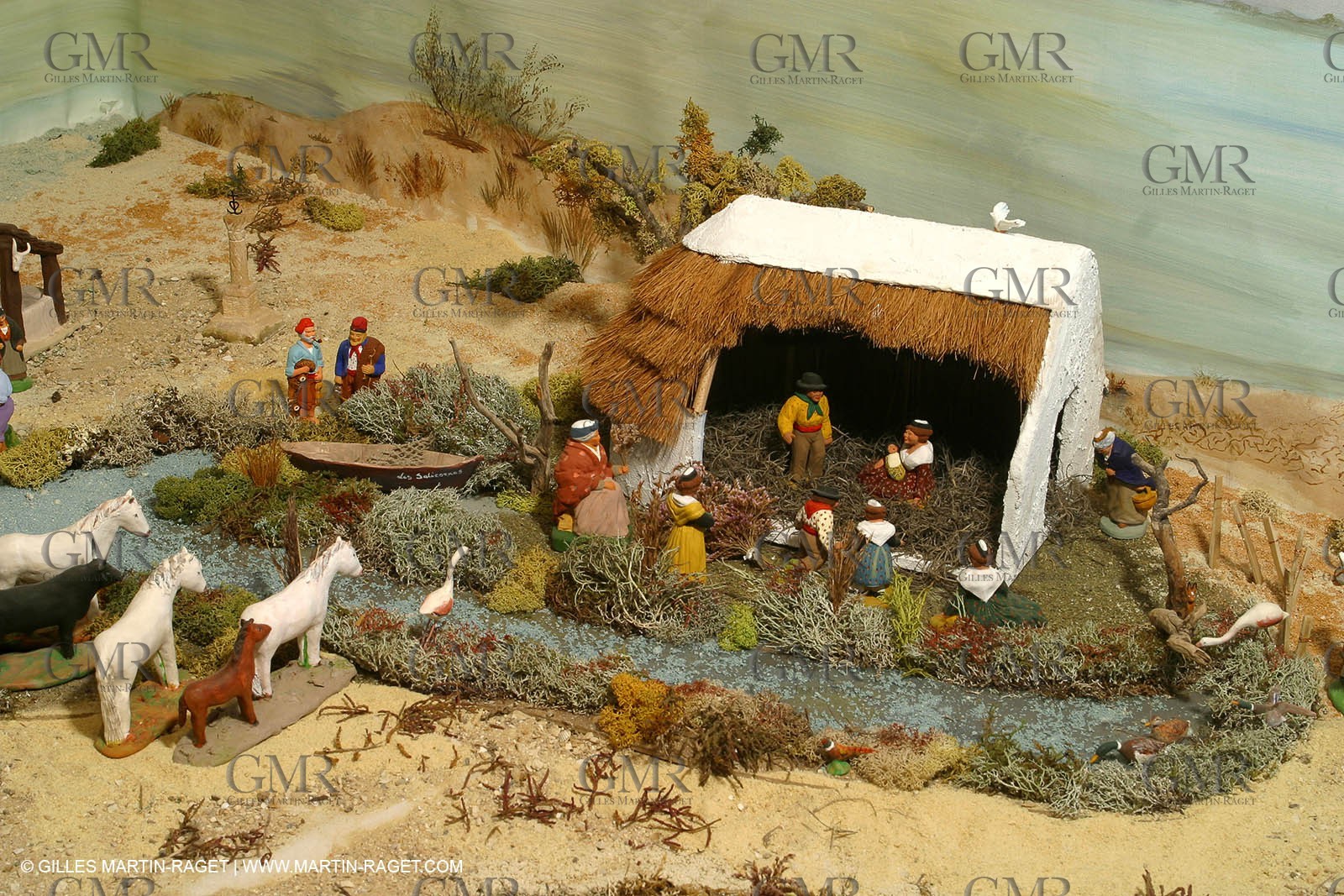 Great crib from les Saintes Maries de la mer (FRA, 13) for Christmas, December 2010