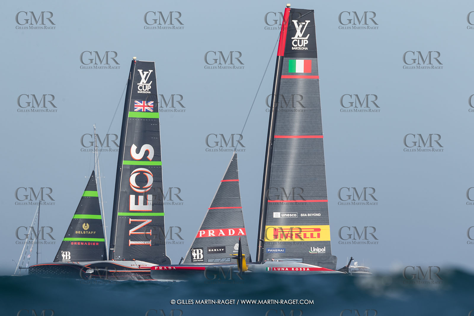 26 09 2024, Barcelona (ESP), 37th America's Cup, Louis Vuitton Cup Final, Race Day 1