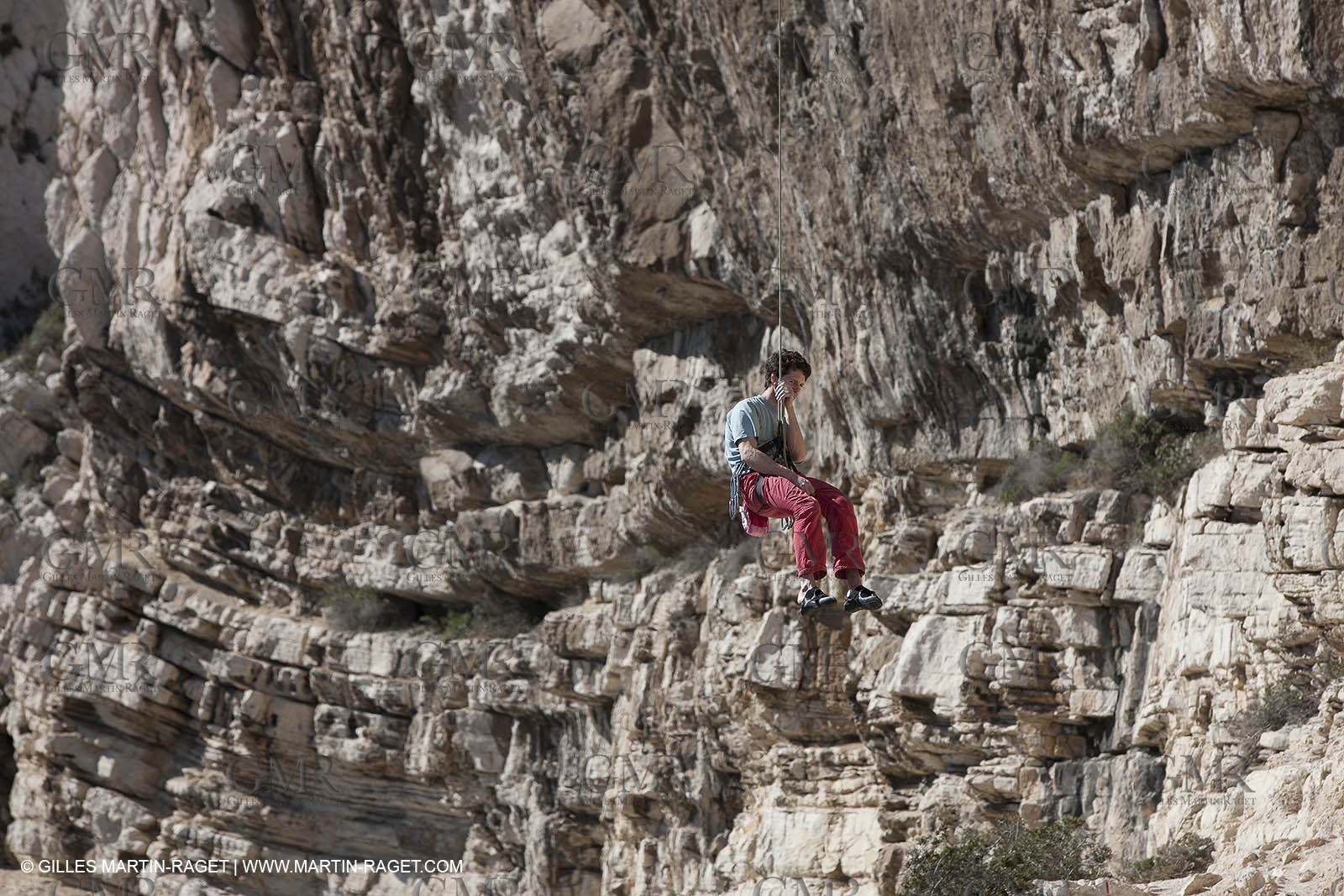 26 03 2009 - Marseille (FRA, 13) - Les Calanques - Sugiton - Les toits cliff
