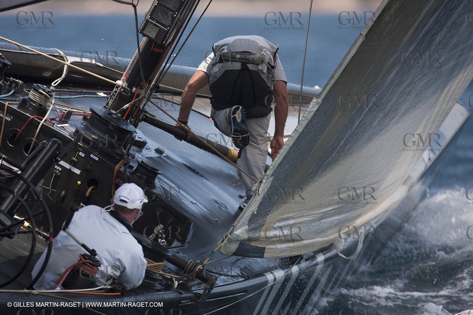 19 05 2010 - La Maddalena (ITA, Sardinia) Louis Vuitton Trophy - BMW ORACLE Racing - Training