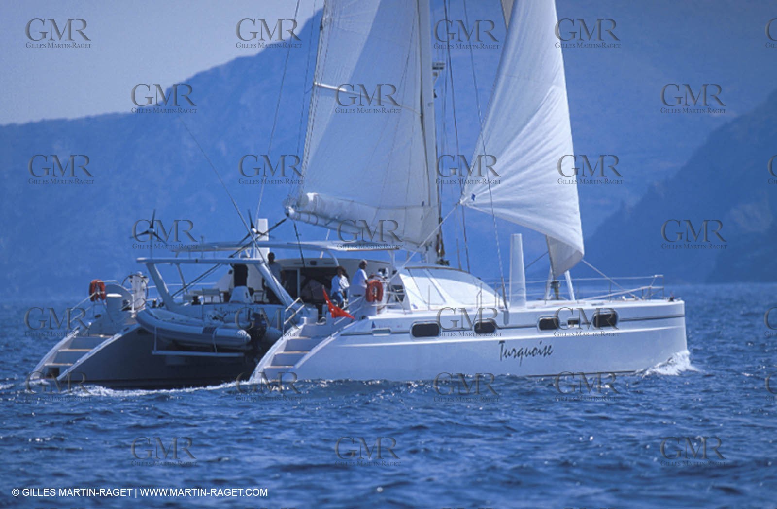 Cruising multihull sailing