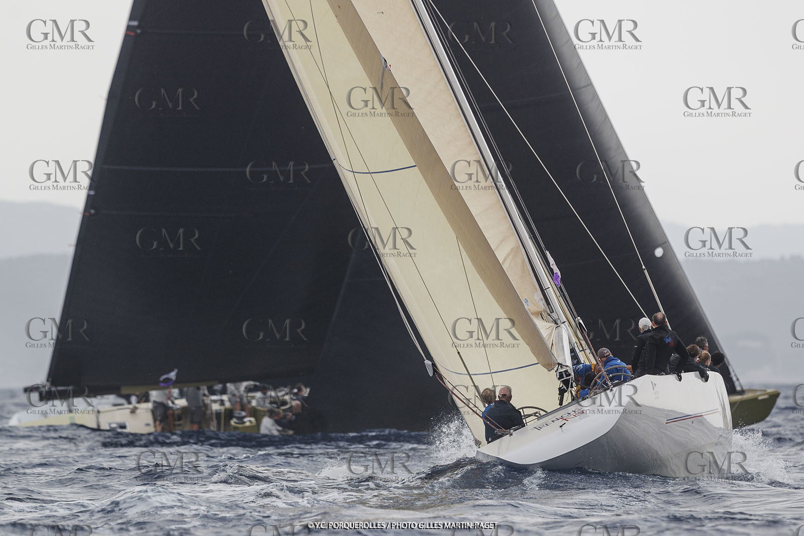 19 06 2024, Porquerolles Island (FRA), Championnat du monde des 12 m JI 2024, Race Day 1