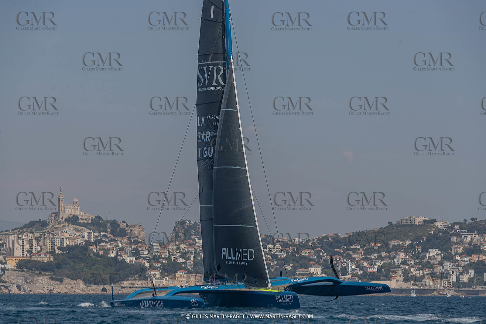 18 05 2022, Marseille (FRA), APremière navigation du trimaran Ultim SVR LAZARTIGUE à Marseille