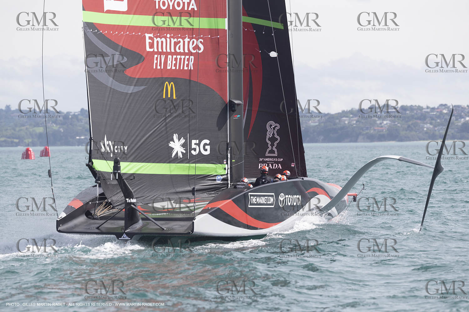 08 12 2020 - Auckland (NZL) - 36th America's Cup - Practice Sessions - Day 1
