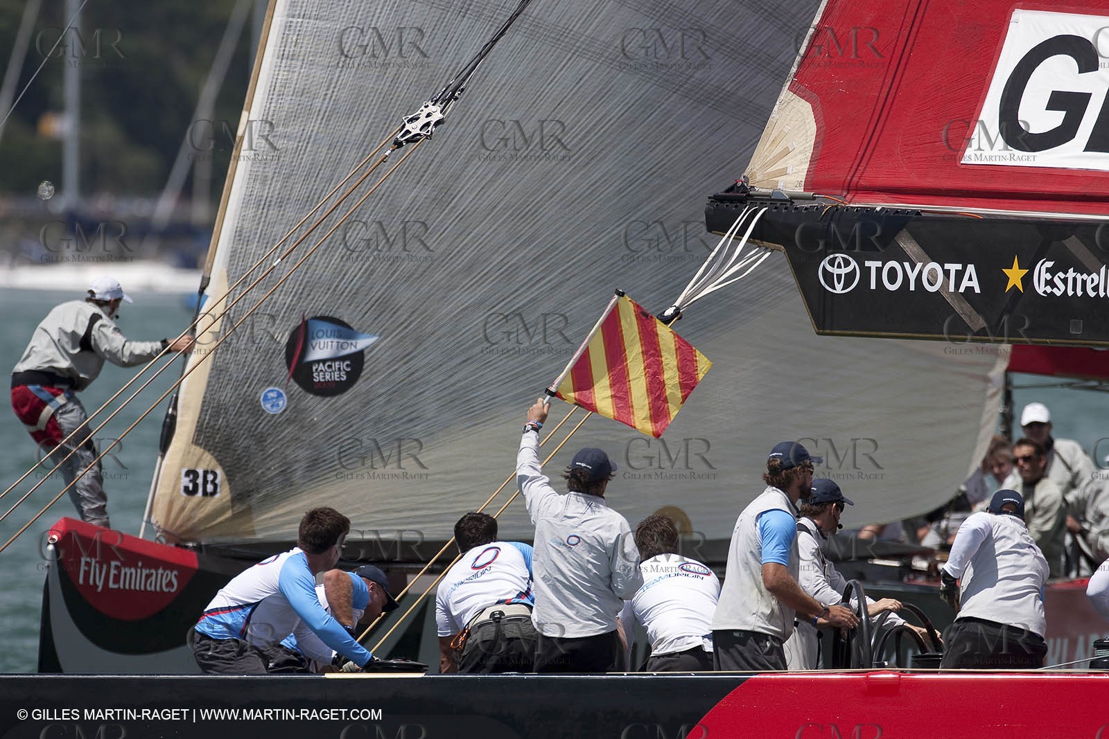 06 02 2009 - Auckland (NZL) -  Louis Vuitton Pacific Series -  Racing Day 6 - Round Robin 2