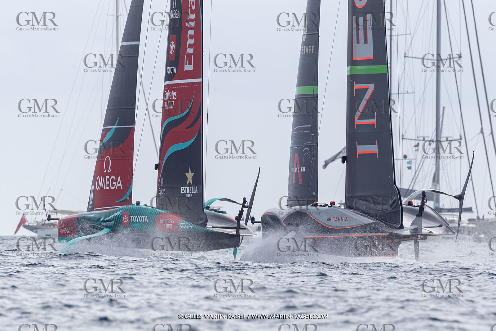 12:10 2024, Barcelona (ESP), Louis Vuitton 37th America's Cup, Final Match, Race Day 1, Race 1