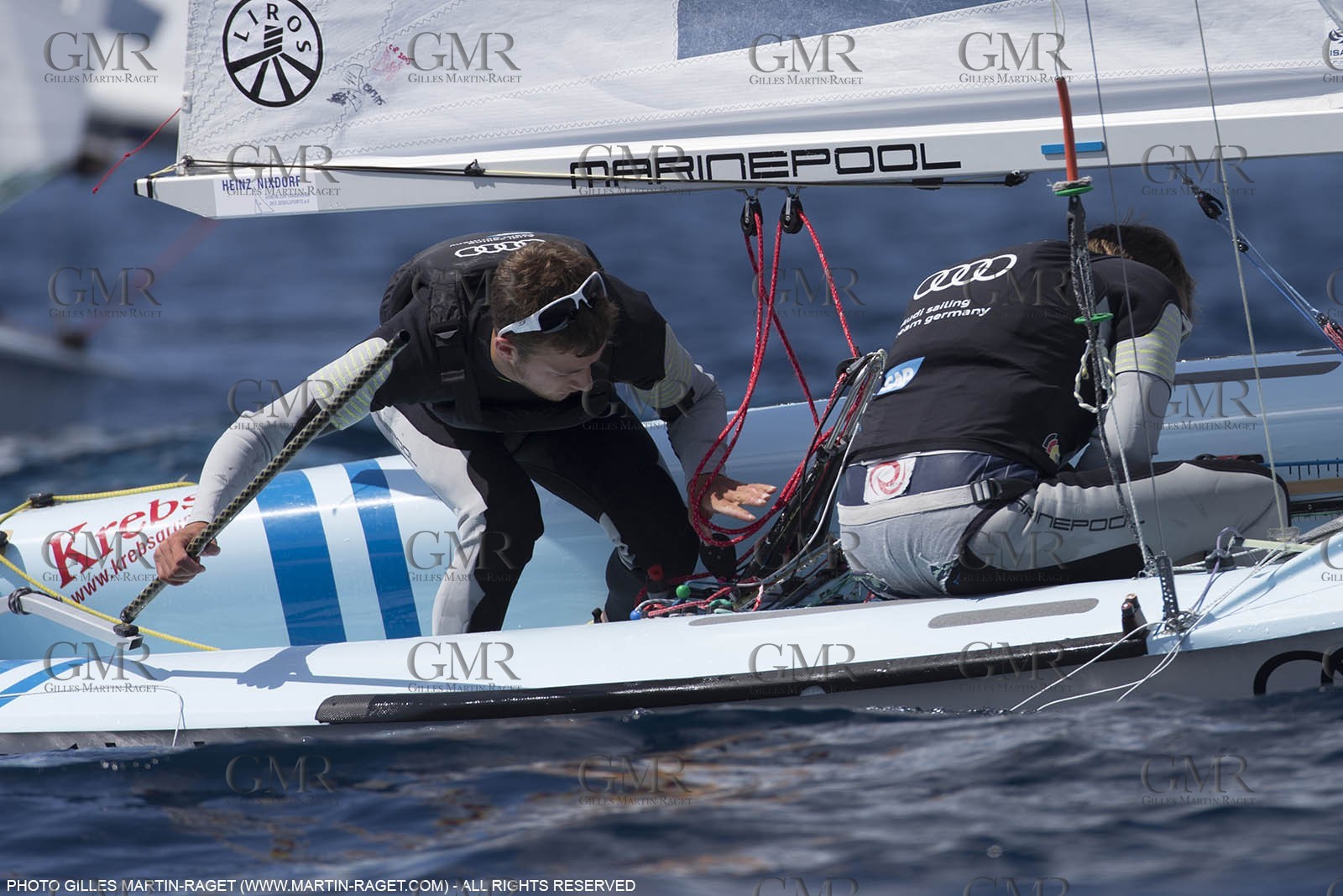 10 04 2015, Marseille (FRA), Yachting Club de la Pointe Rouge - Coupe Internationale de Printemps des 470, Day 3