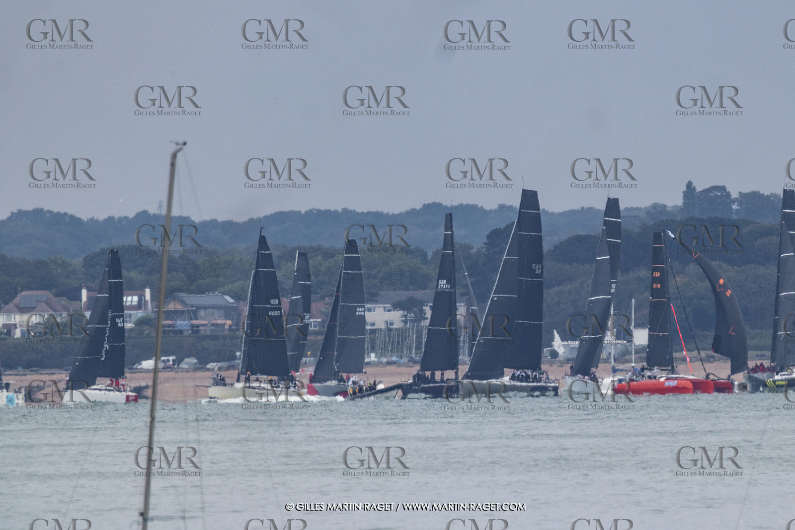 19 07 2025, Cowes (UK, IOW), Admiral's Cup 2025, Channel Race Start
