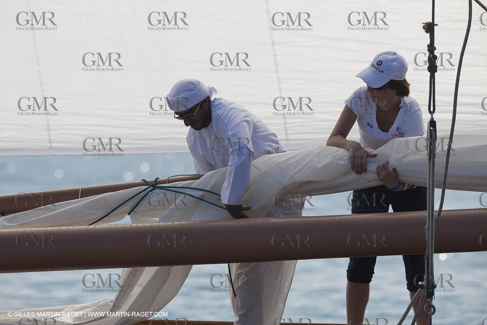 20 11 2010 - Dubai (UAE) - Dubai Louis Vuitton Trophy - Traditionnal dhow races for competing teams