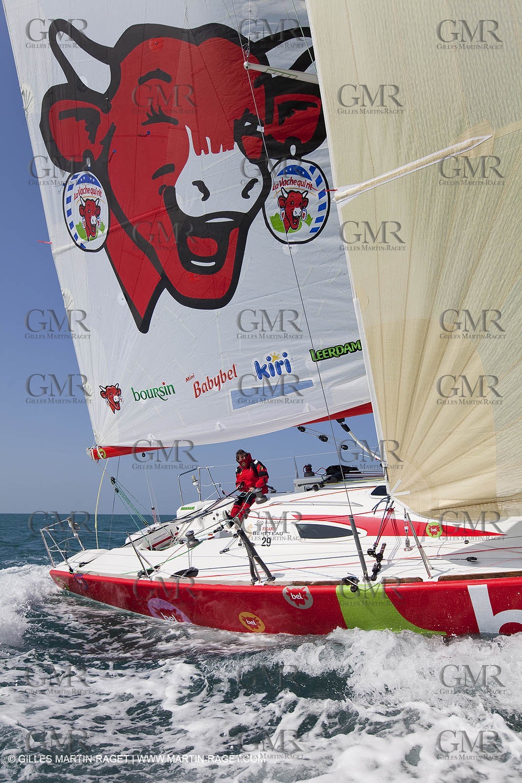 13 03 2010 - La Grande Motte   Port Camargue (FRA) - Groupe Bel - Entraînement Kito de Pavant   Sébastien Audigane en vue de la Transat AG2R 2010