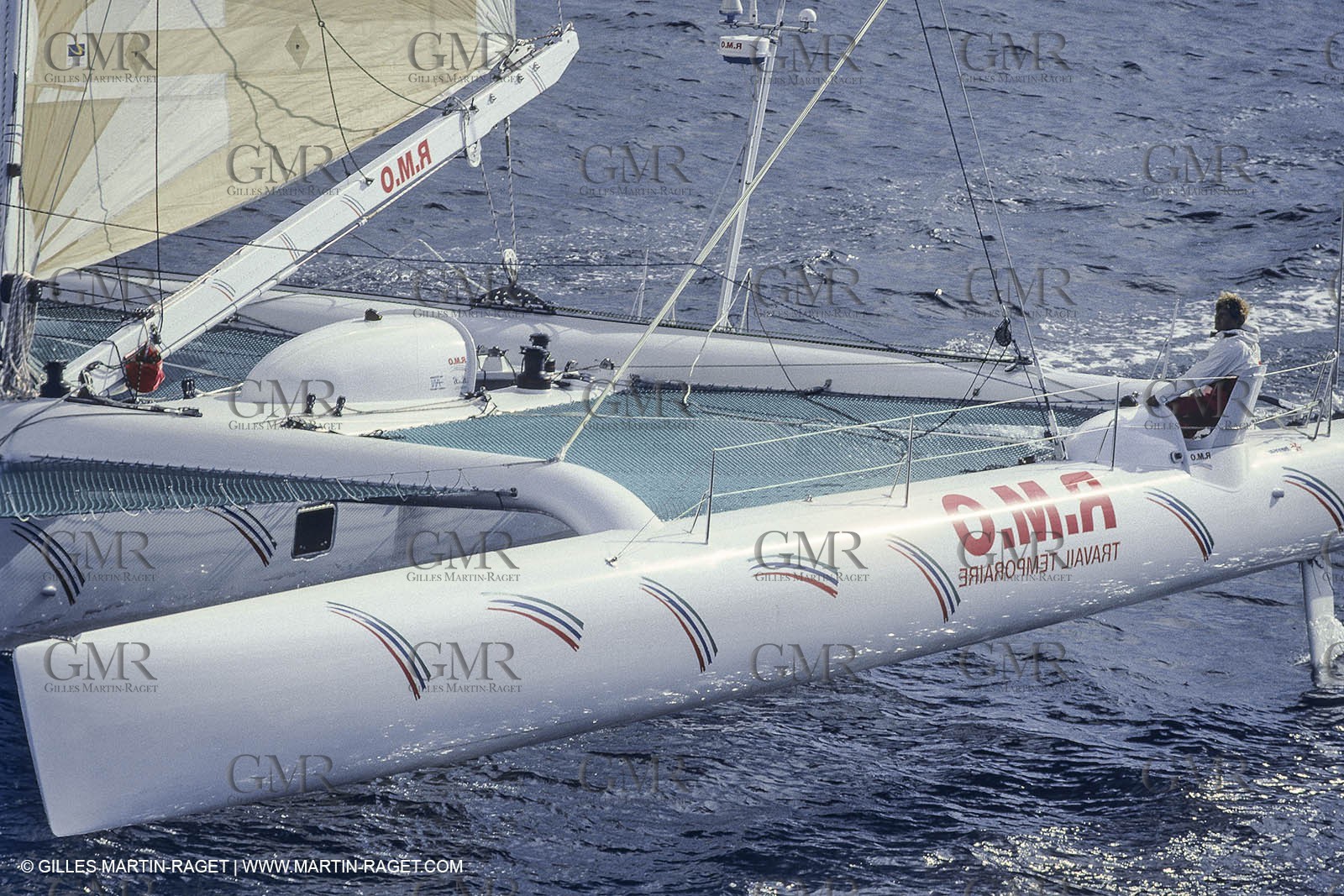 Sailing, Offshore Racing, Route du Rhum 1990, RMO, Laurent Bourgnon