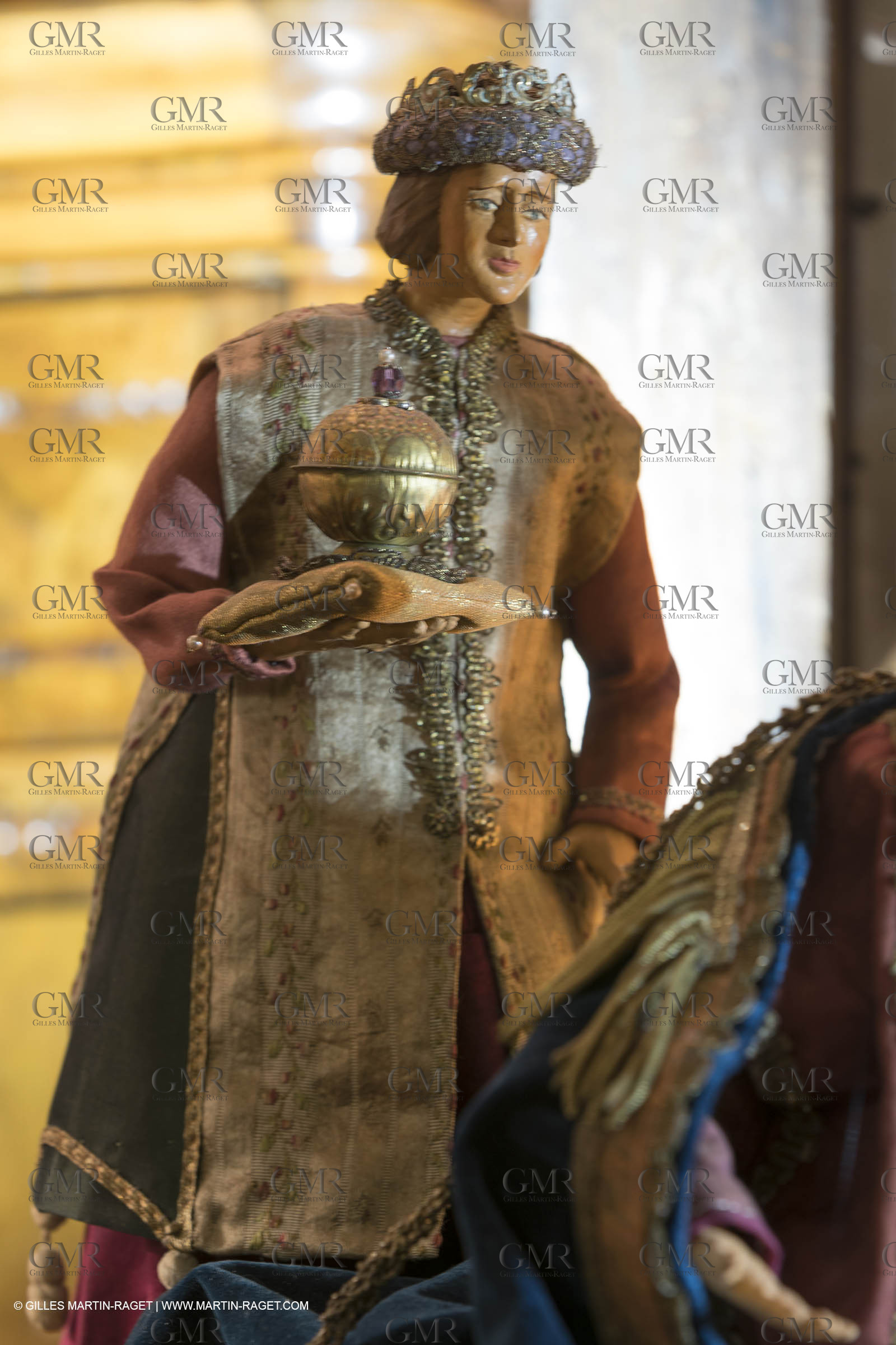 27 01 2018; L'isle sur Sorgue (FRA; 84); Les antiquaires; Crèche et santons de Jean-Jacques Bourgeois