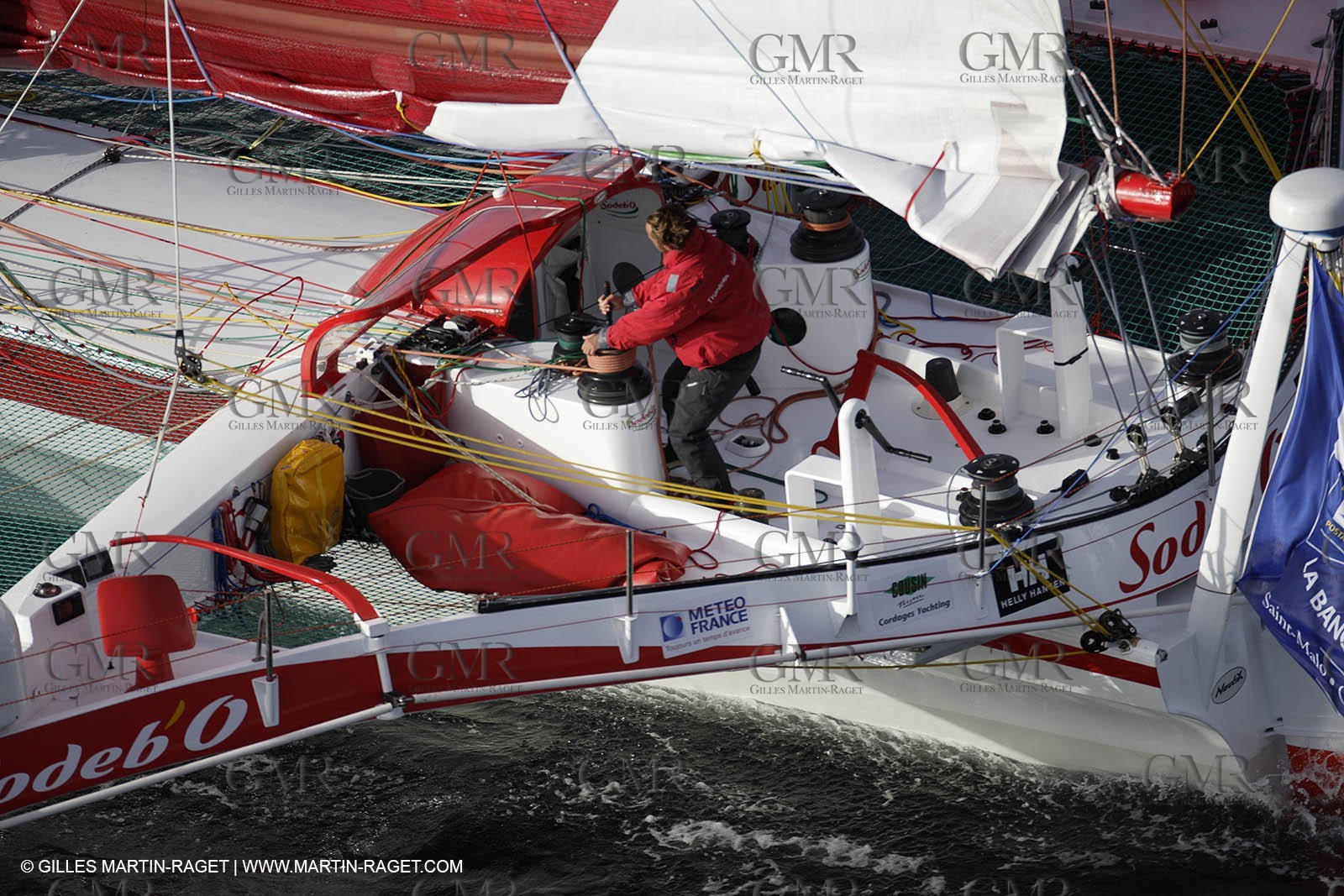 11 10 2008  -Lorient (FRA)  -  Multis Orma - Sodebo (Thomas Coville) - Route du Rhum 2006 training