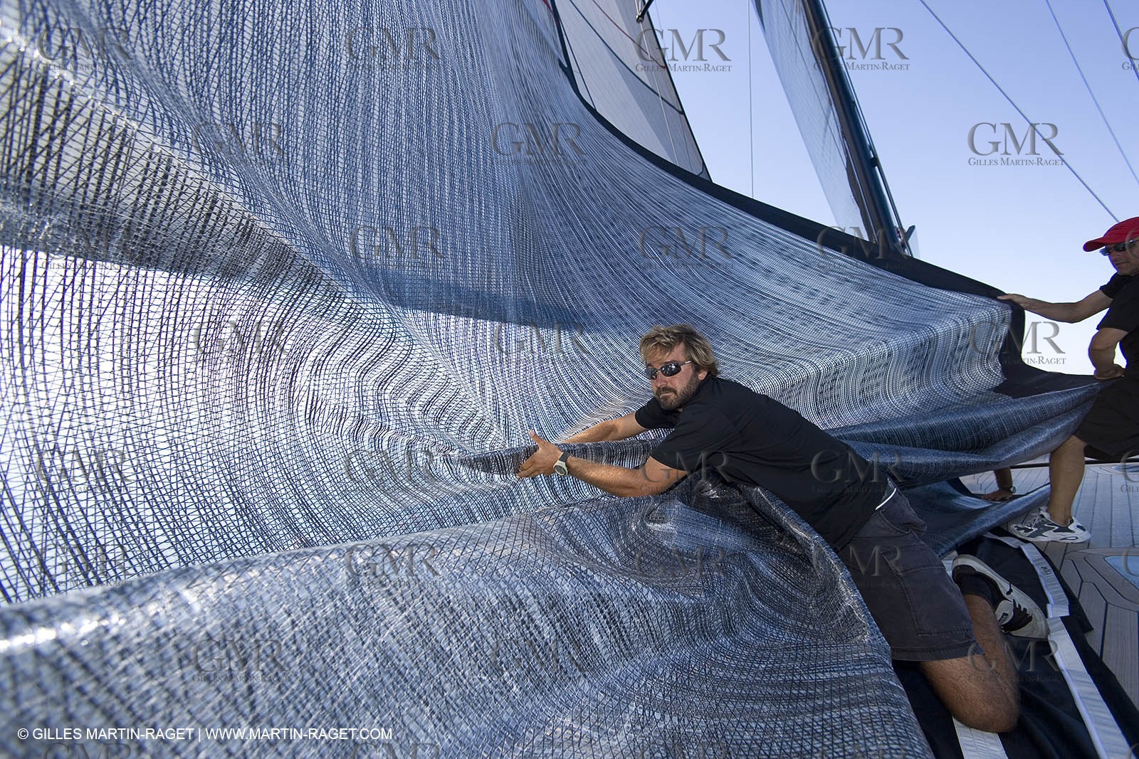 03 09 06 - Porto Cervo (Sardinia) - Maxi World Cup 2006 - Onboard Wally 90 Tango