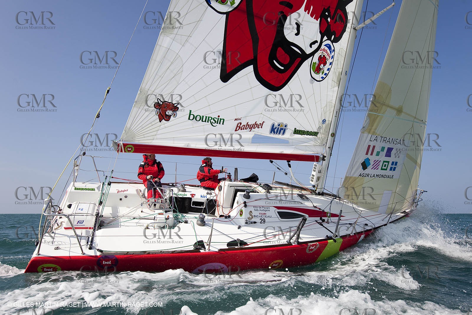 13 03 2010 -  La Grande Motte   Port Camargue (FRA) - Groupe Bel - Kito de Pavant   Sebastien Audigane training for Transat AG2R