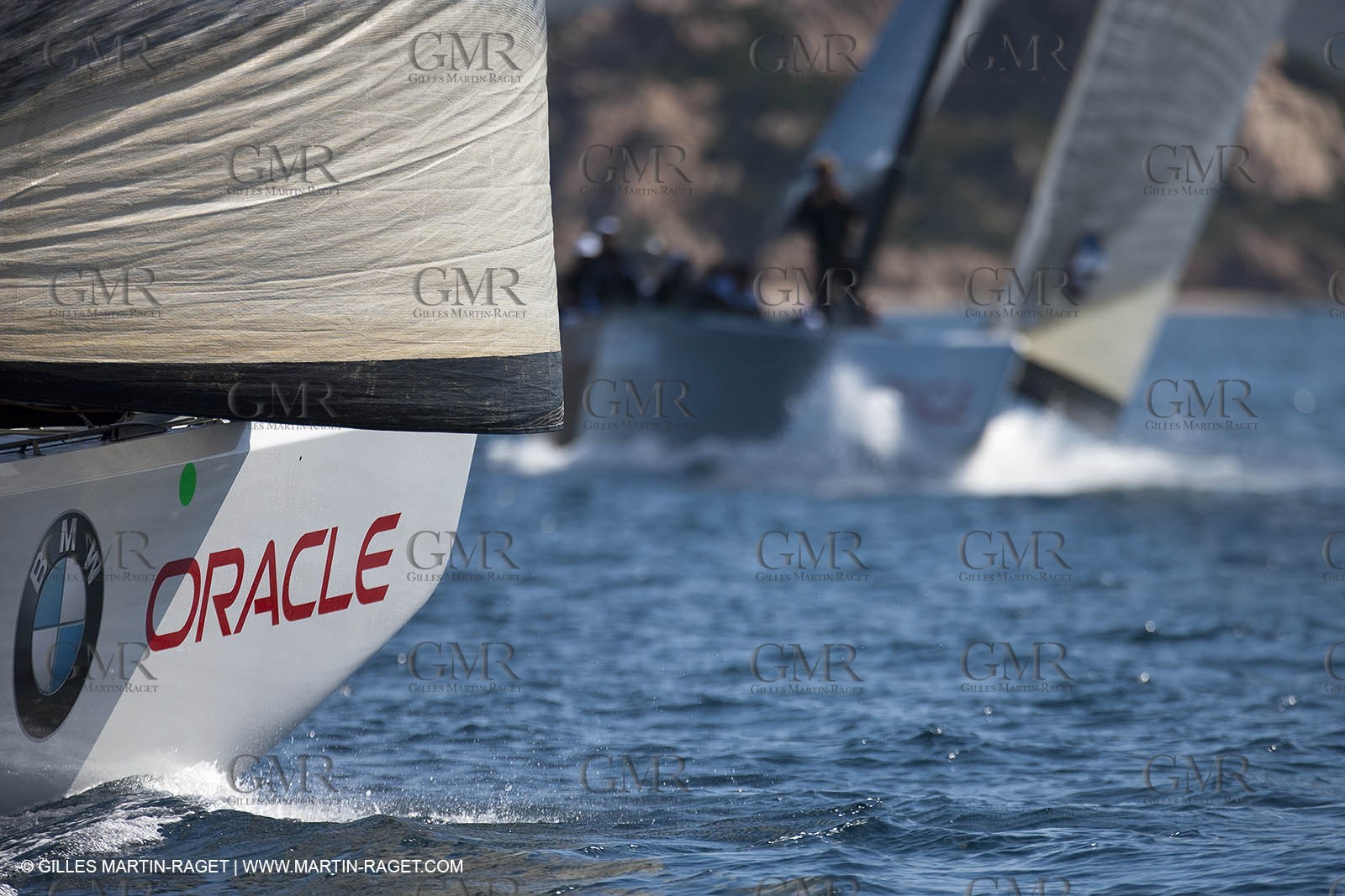 18 05 2010 - La Maddalena (ITA, Sardinia) Louis Vuitton Trophy - BMW ORACLE Racing - Training