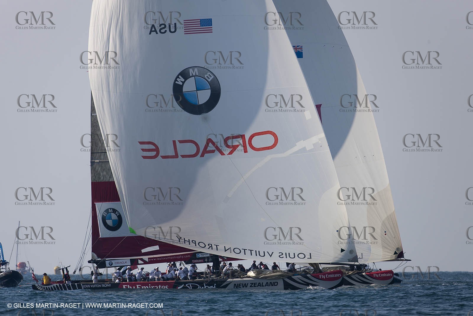 27 11 2010 - Dubai (UAE) - Dubai Louis Vuitton Trophy - Final -  BMW ORACLE Racing Vs Emirates Team New Zealand