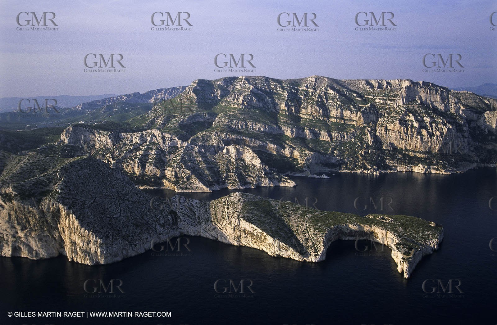 Marseille (FRA,13) - Les Calanques - Cape Morgiou and Mount Puget Hills