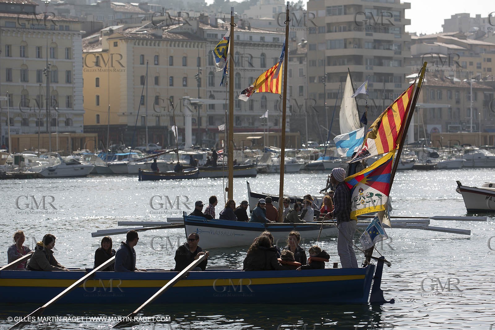 02 02 2013- Marseille (FRA,13) Inauguration de l'ombrière et du Vieux Port semi-piétonnier