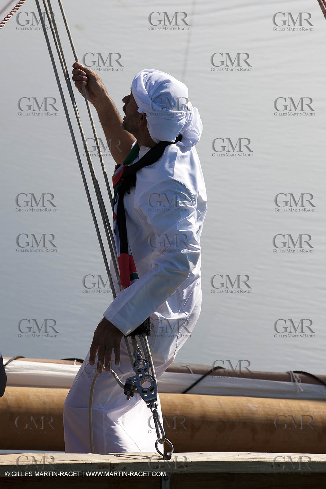 20 11 2010 - Dubai (UAE) - Dubai Louis Vuitton Trophy - Traditionnal dhow races for competing teams