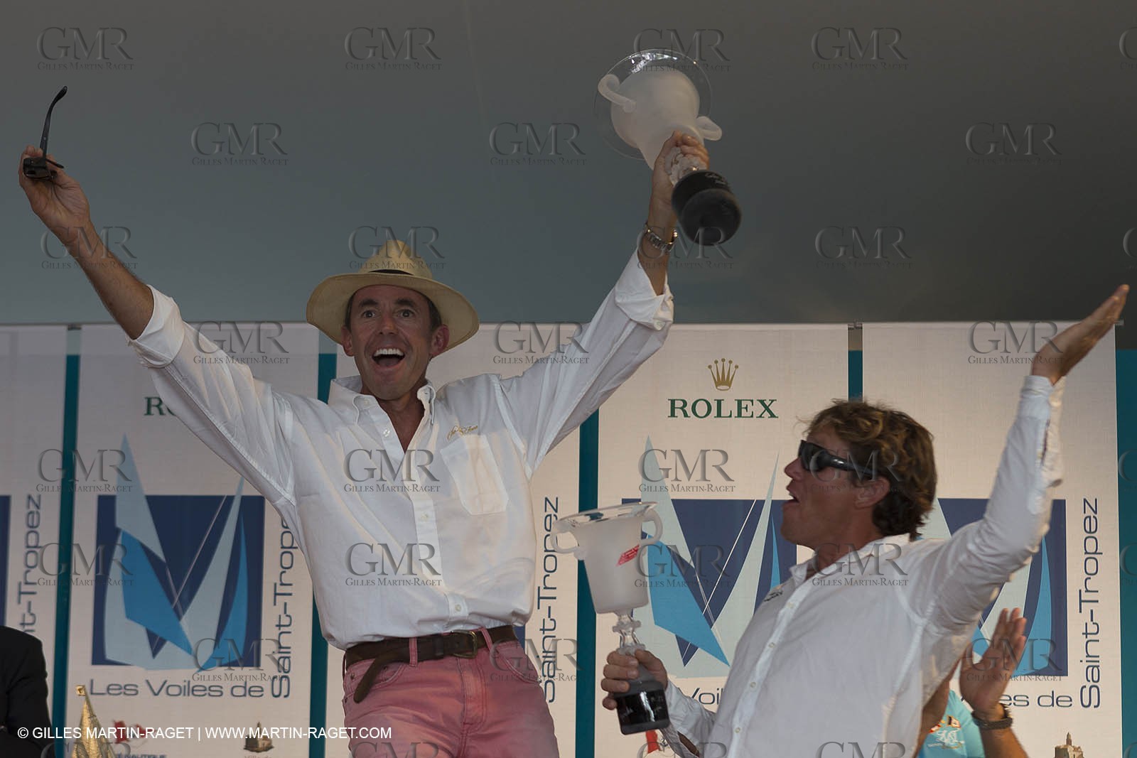 05 10 2014, Saint-Tropez (FRA,83), Voiles de Saint-Tropez 2014, Day 8, Prizegiving, The Lady Ann, winner 15 m JI