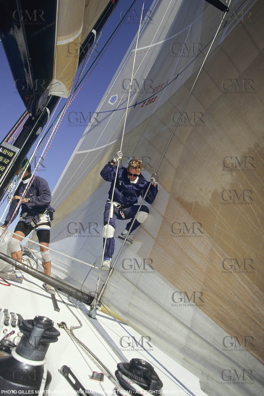 Sailing, Yacht Racing, America's Cup XXVIII, San Diego (USA,CA), 1992, Le Défi Français