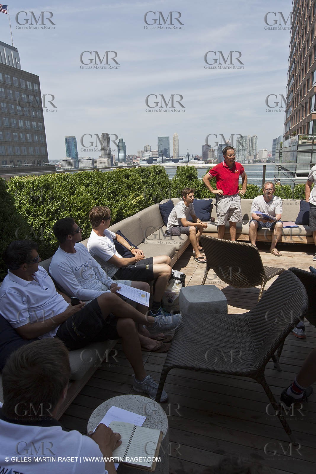 05 07 2012 - New York (USA) - Ocean Krys Race - Speed runs in fornt of NY city