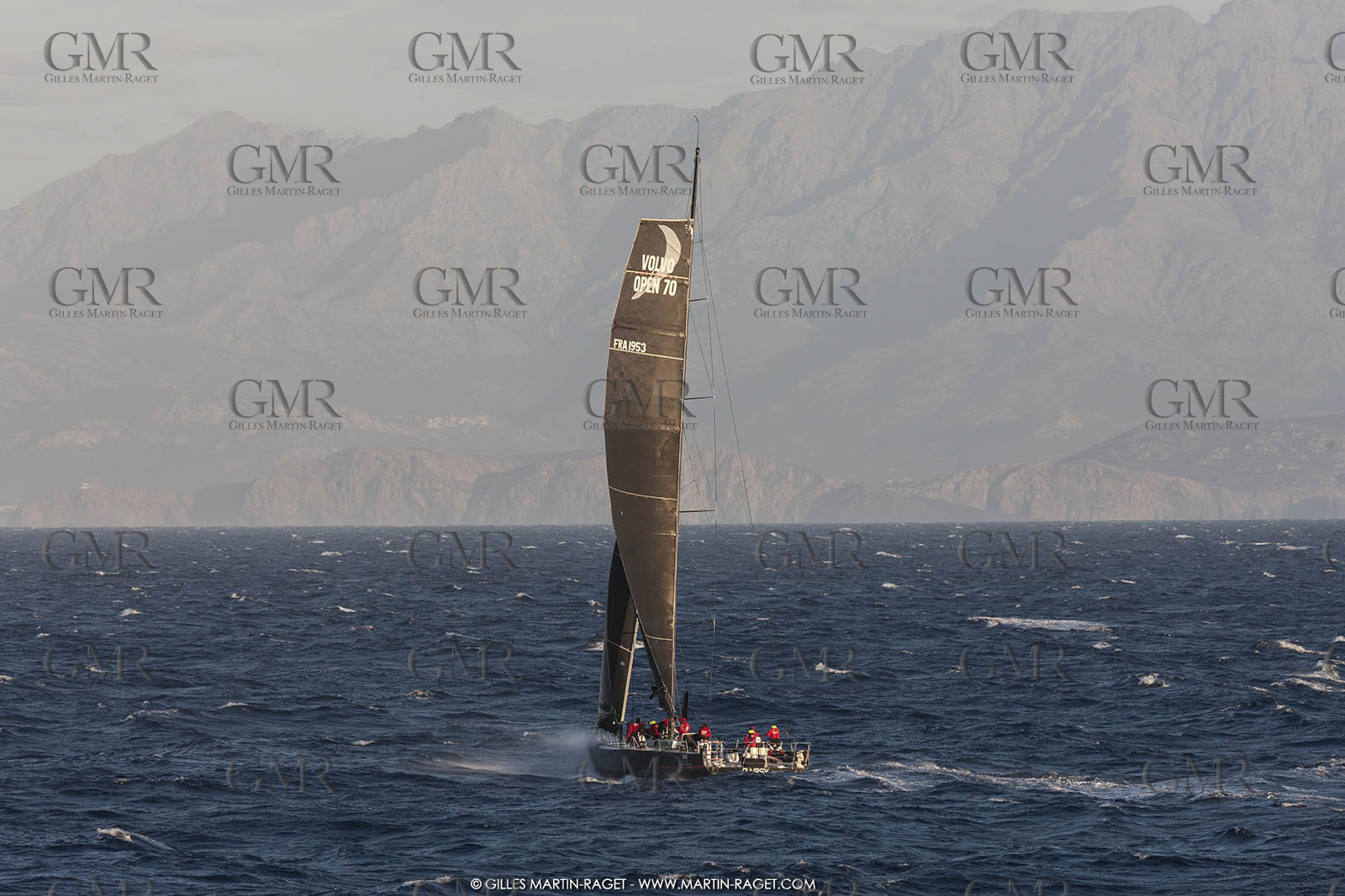 09 10 2017, Calvi (FRA,20), VOR 70 Babsy, Tentative de record autour de la Corse à la voile, skipper Franck Cammas