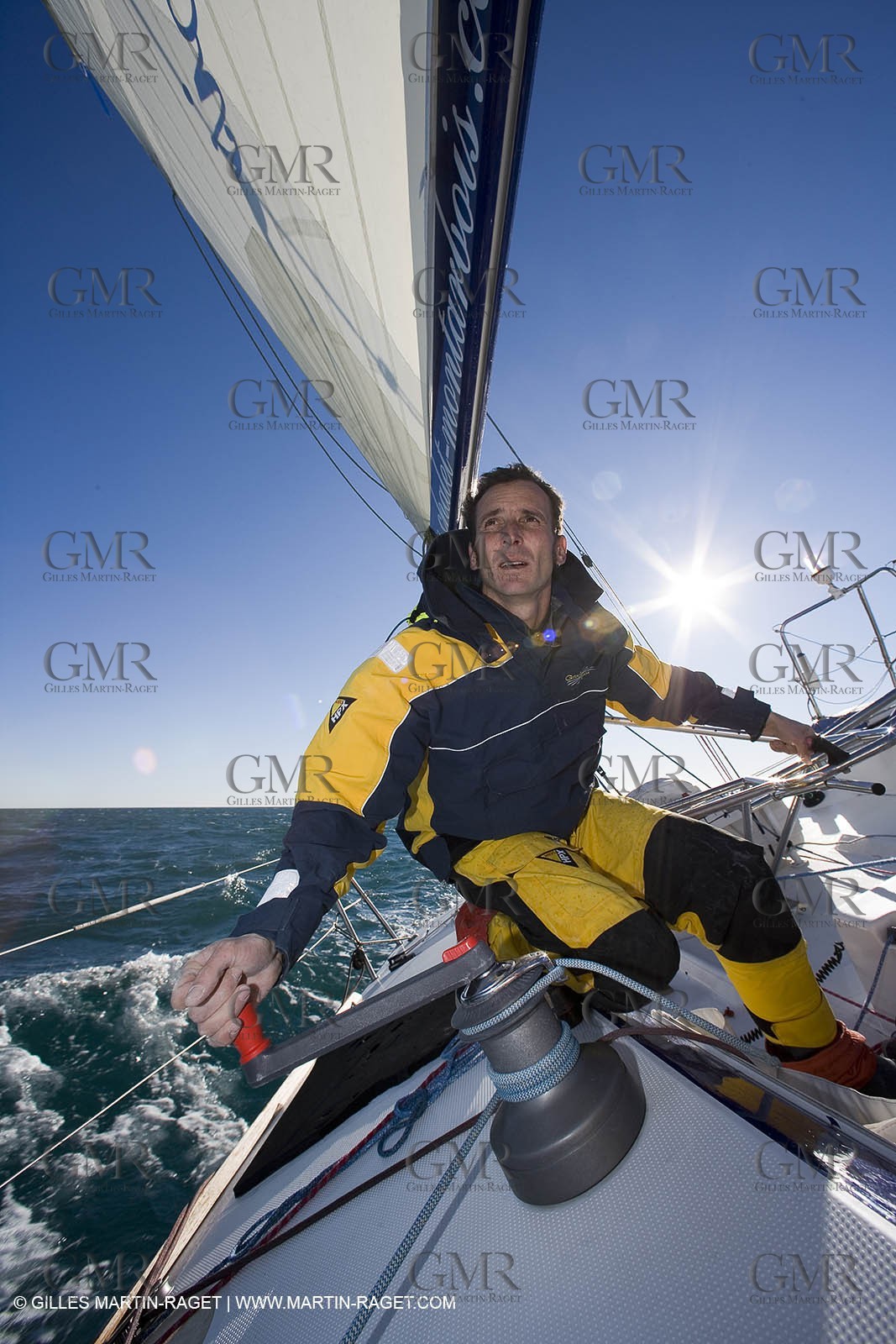 15 02 2007 - La Grande Motte (FRA) - Onedesign Figaro II - Thierry Duprey du Vorsent (Domaine de Monts d'Arbois)