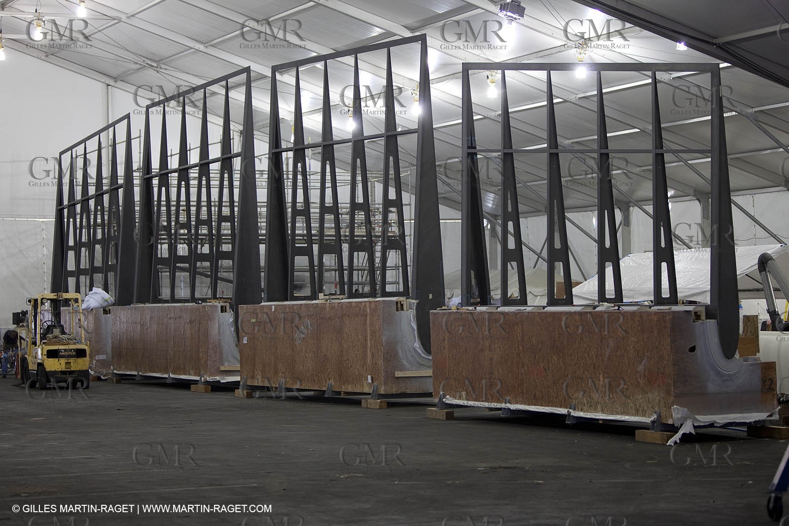 13 10 2009 - San Diego (USA, CA) - 33rd America's Cup - BMW ORACLE Racing - BOR 90 modifications