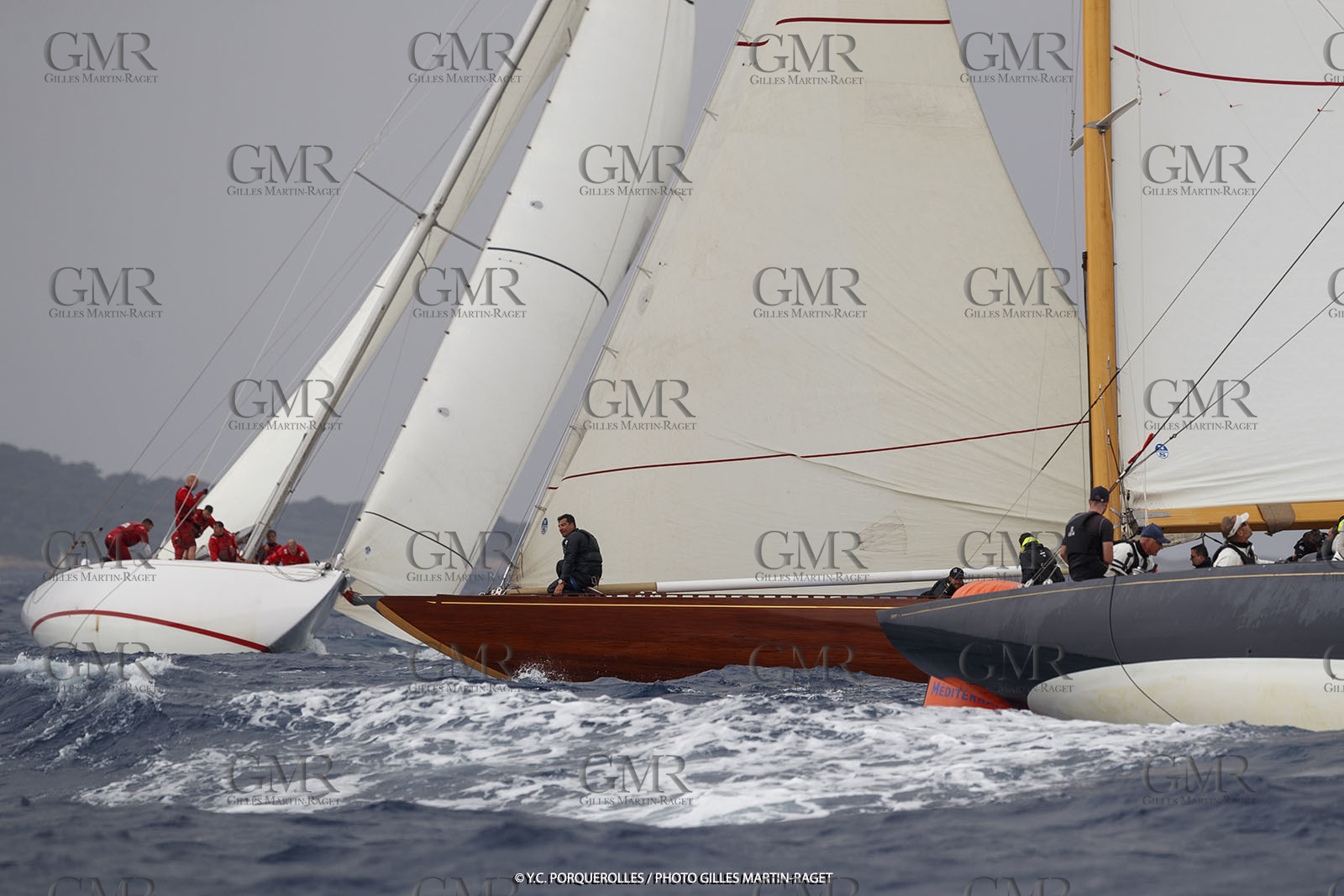 19 06 2024, Porquerolles Island (FRA), Championnat du monde des 12 m JI 2024, Race Day 1