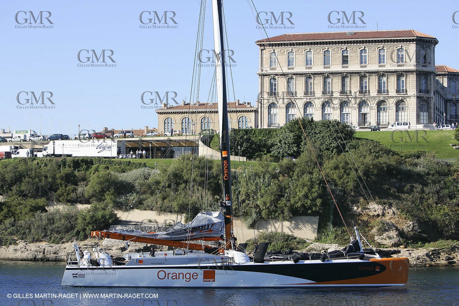 Orange II-2004 Mediterranée Record attempt-Back in Marseilles